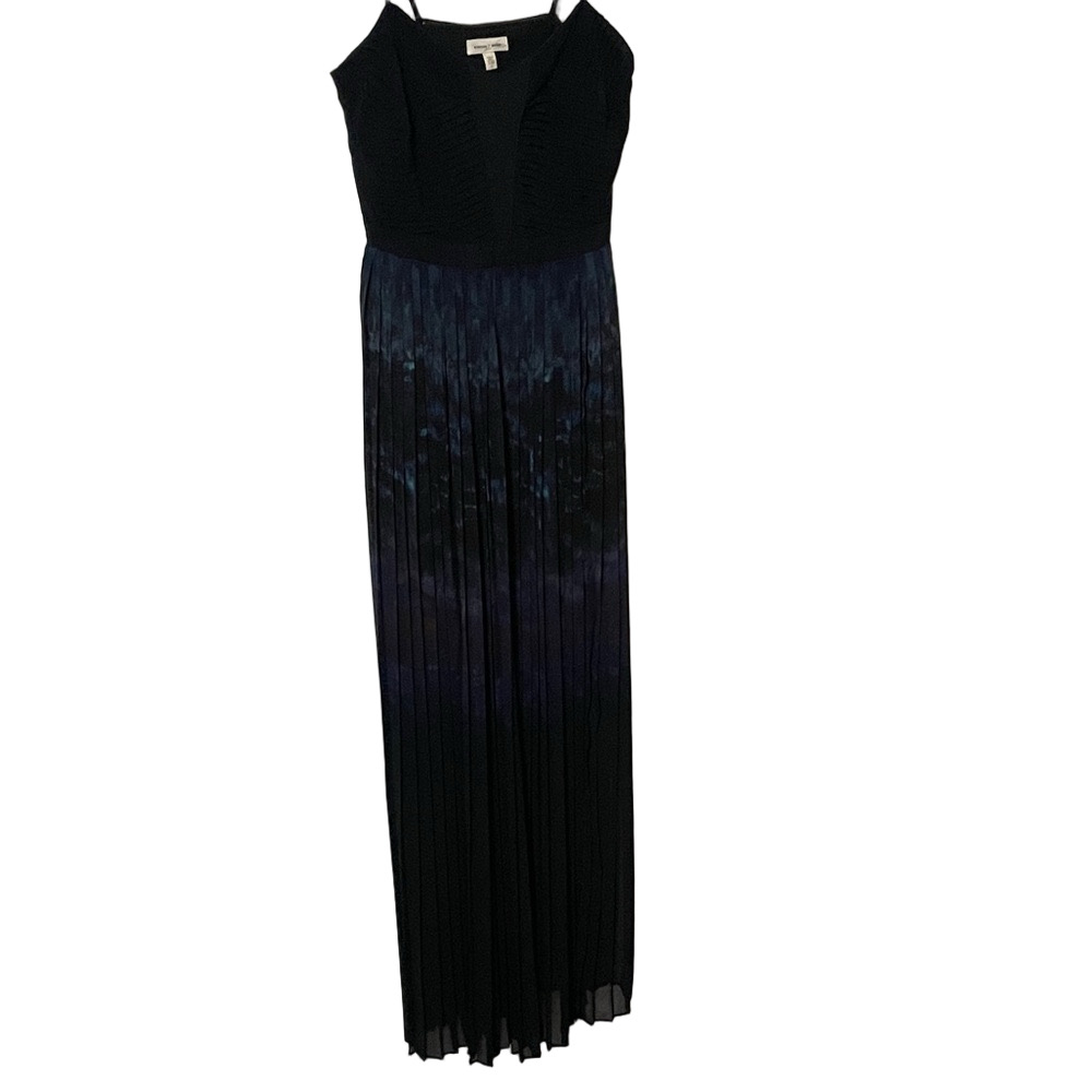 Silence + Noise Black and Blue Maxi Dress Size 4